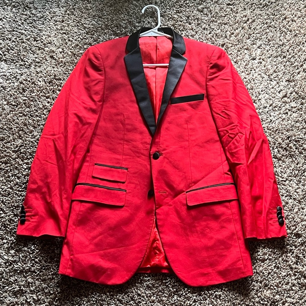 Tazio Italy Red/Black Blazer